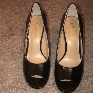 Black Open-Toed Heels